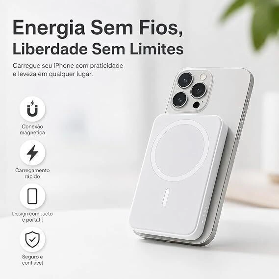 Power Bank Magnetico 5000mAh